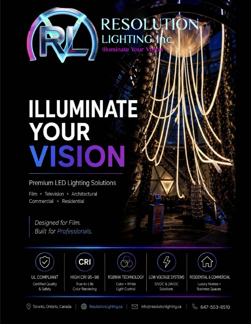 Cover of the Resolution Lighting product catalogue